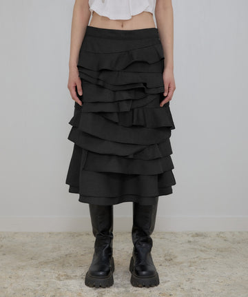 Faye Frill Midi Skirt